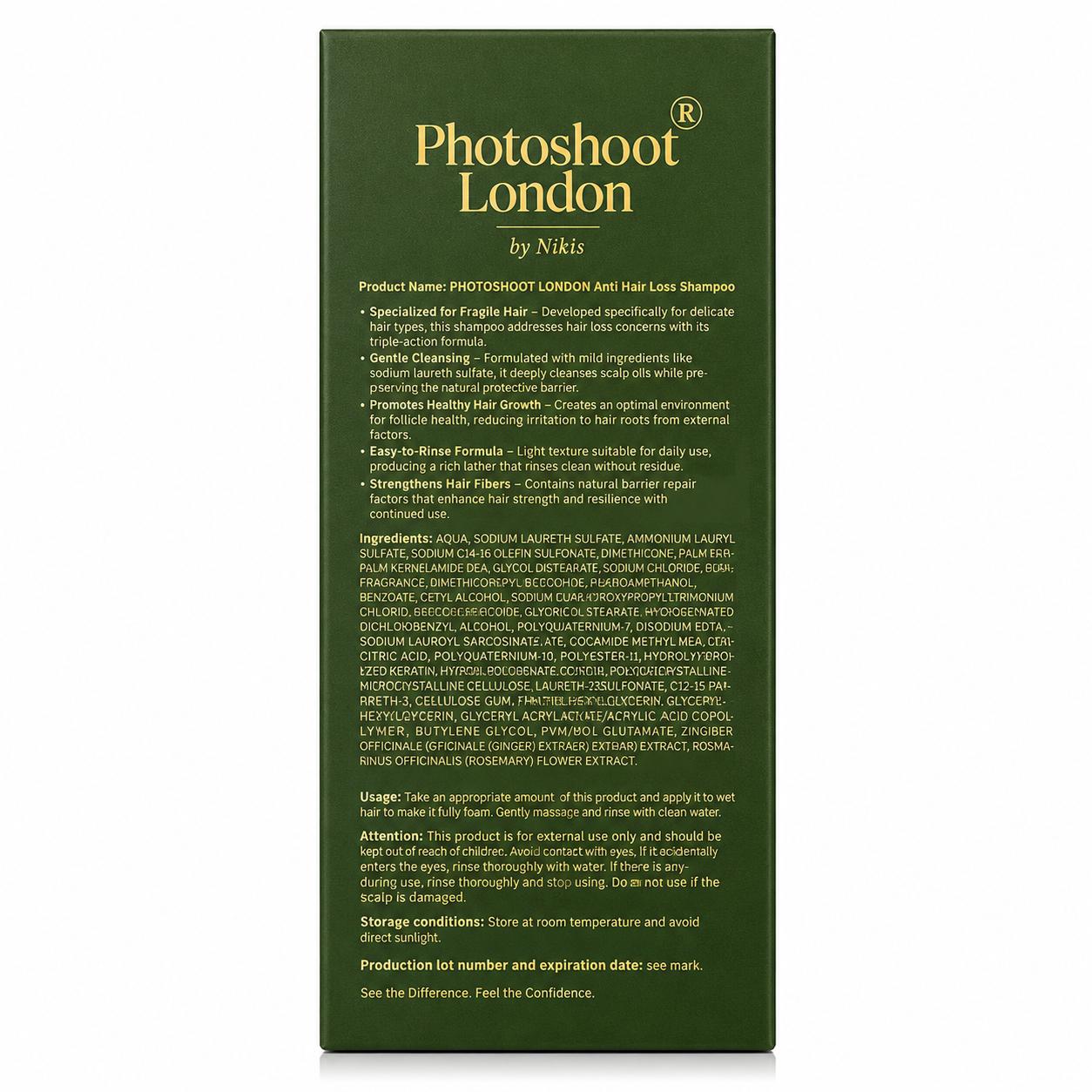 Photoshoot London Anti Hair Loss Shampoo